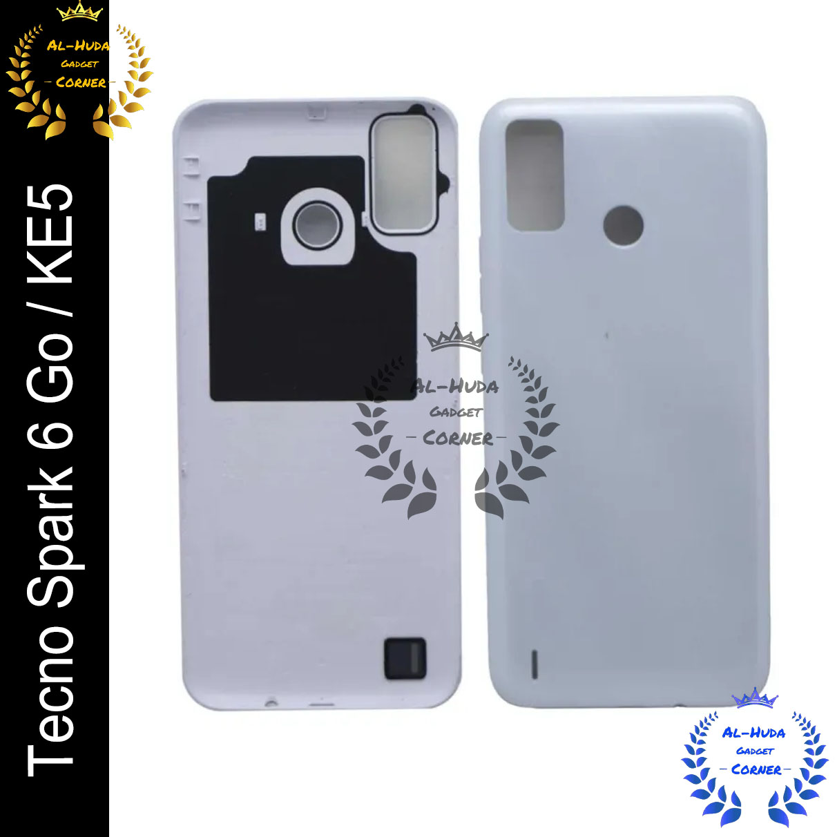 Tecno Spark 6 Go / KE5 - (Plastic) Back Shell / Back Panel / Battery Cover / Back Door / Back Replacement Part Full Body Casing Price in Bangladesh - Mobile.com.bd