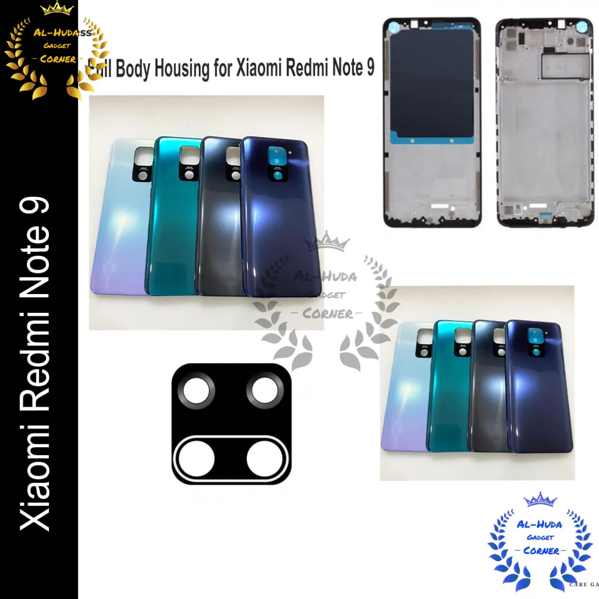Full Body Housing for Xiaomi Redmi Note 9 (LCD Frame Panel, Middle Frame and Back Panel) Full Body Casing Price in Bangladesh - Mobile.com.bd