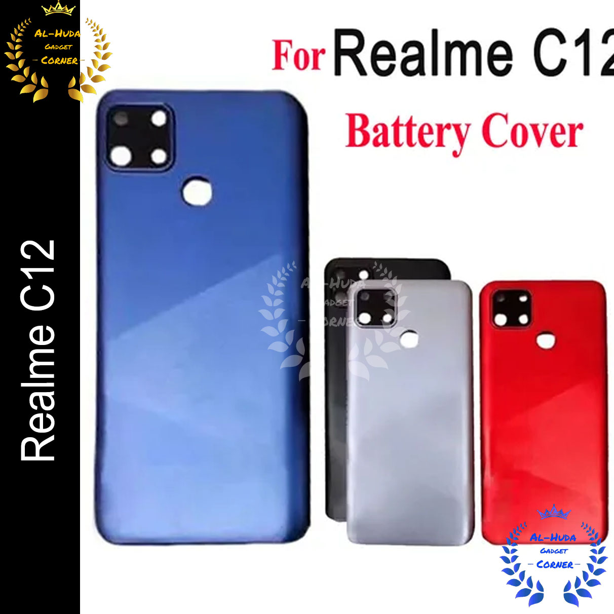 Replacement Backshell Panel for Realme C12 Battery Back Door Housing (Best Quality) Full Body Casing Price in Bangladesh - Mobile.com.bd