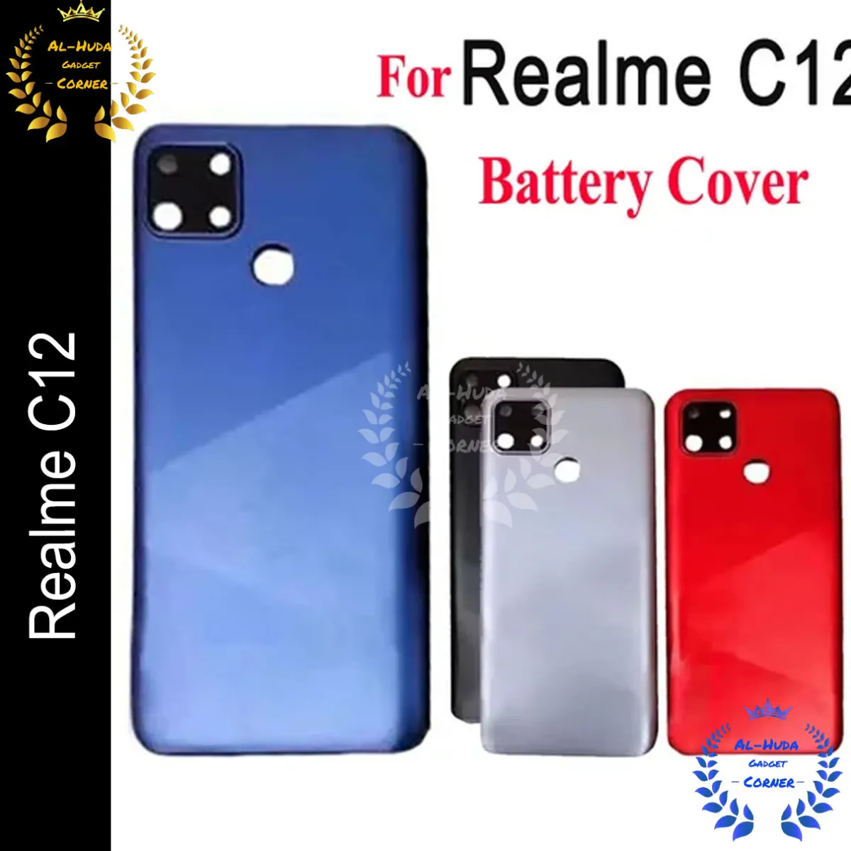 Replacement Backshell Panel for Realme C12 Battery Back Door Housing (Best Quality) - Price in Bangladesh