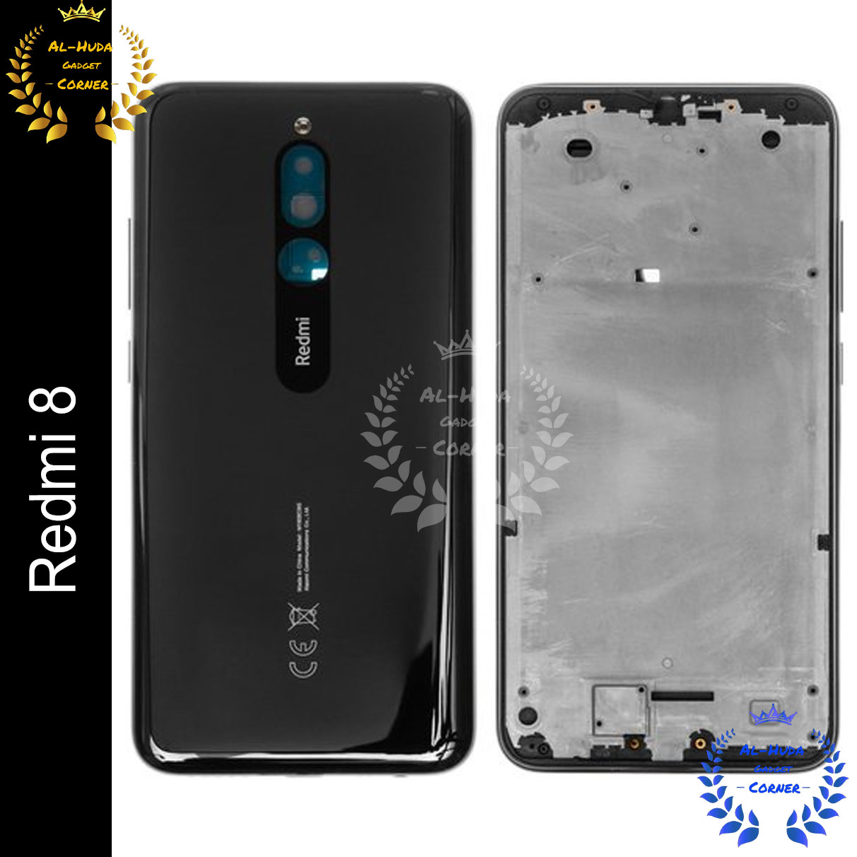 Replacement Full Body Housing for Redmi 8 Body Panel With Side Frame and Camera Lens Full Body Casing Price in Bangladesh - Mobile.com.bd