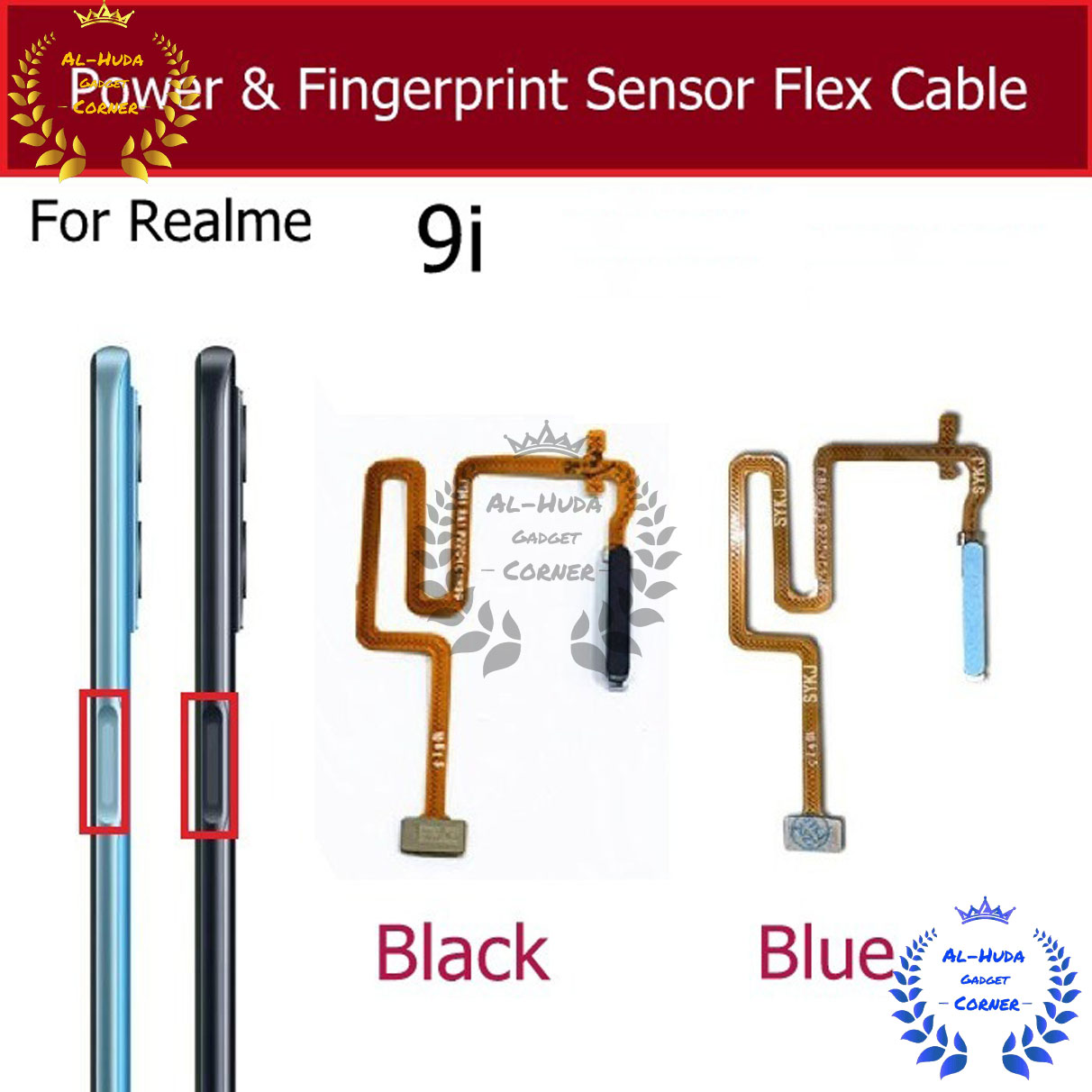 Fingerprint Sensor with Flex Cable for Realme 9i Full Body Casing Price in Bangladesh - Mobile.com.bd