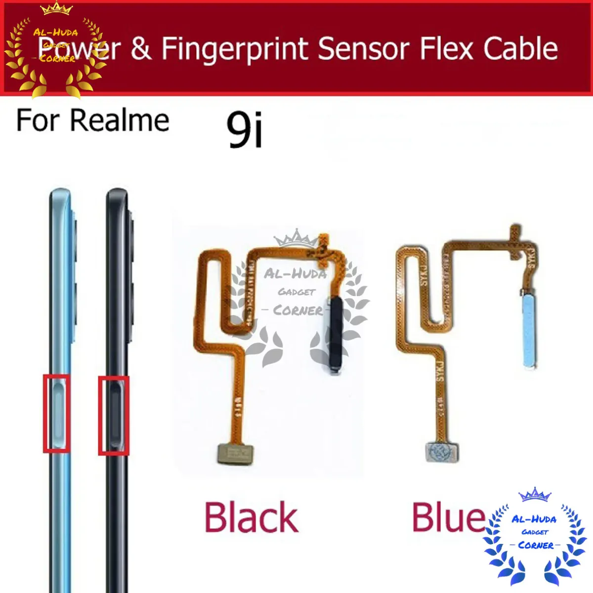 Fingerprint Sensor with Flex Cable for Realme 9i Full Body Casing Price in Bangladesh - Mobile.com.bd