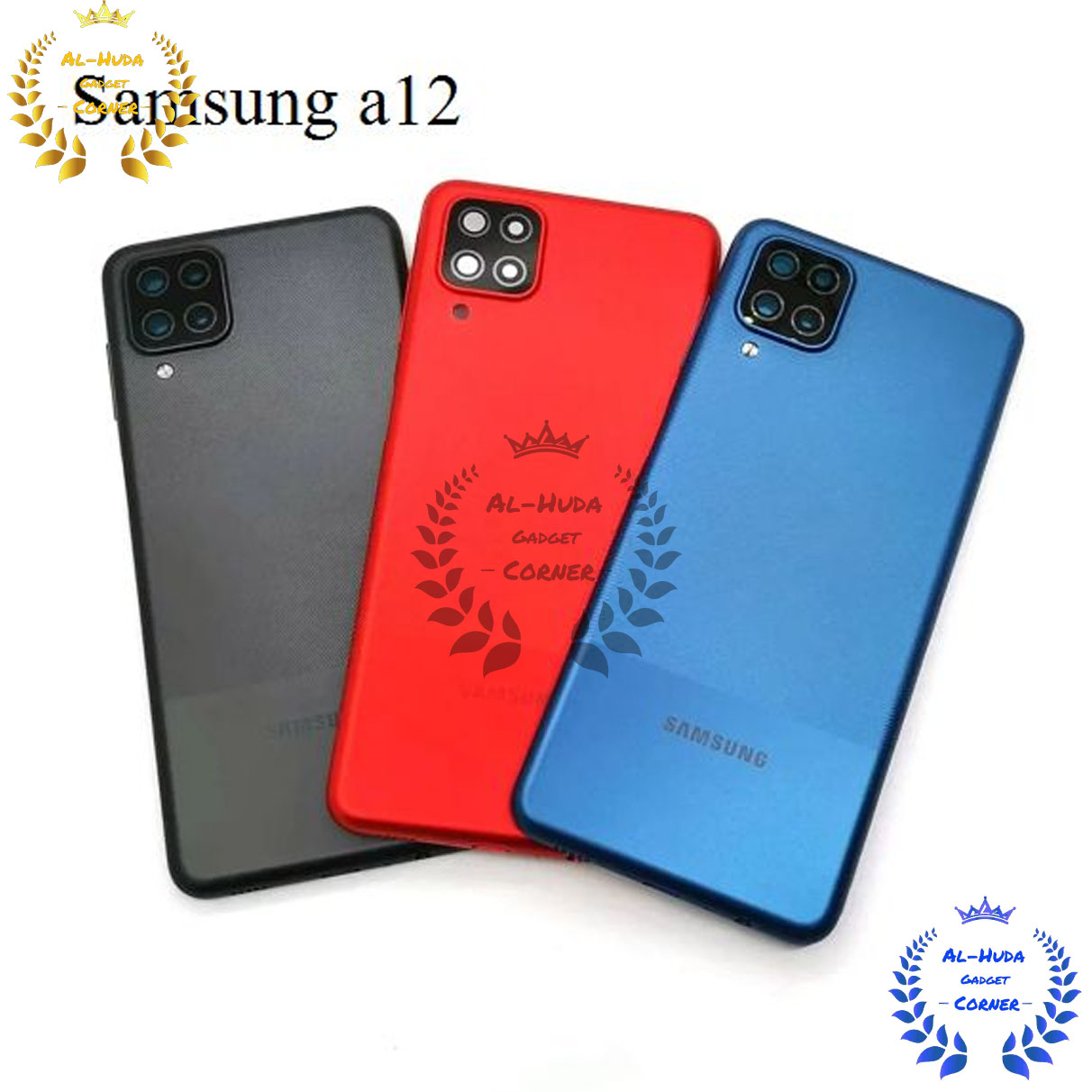 Replacement Back Panel for Samsung Galaxy A12 Battery Back Door with camera glass. Full Body Casing Price in Bangladesh - Mobile.com.bd