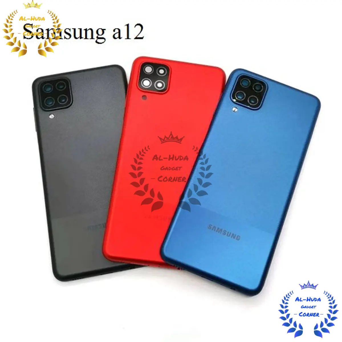 Replacement Back Panel for Samsung Galaxy A12 Battery Back Door with camera glass. - Price in Bangladesh