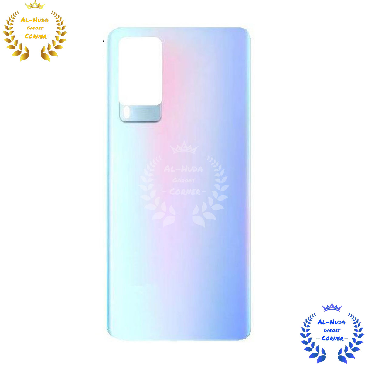 Replacement Backshell Glass Panel for Vivo X60 Battery Back Door Housing - White Full Body Casing Price in Bangladesh - Mobile.com.bd