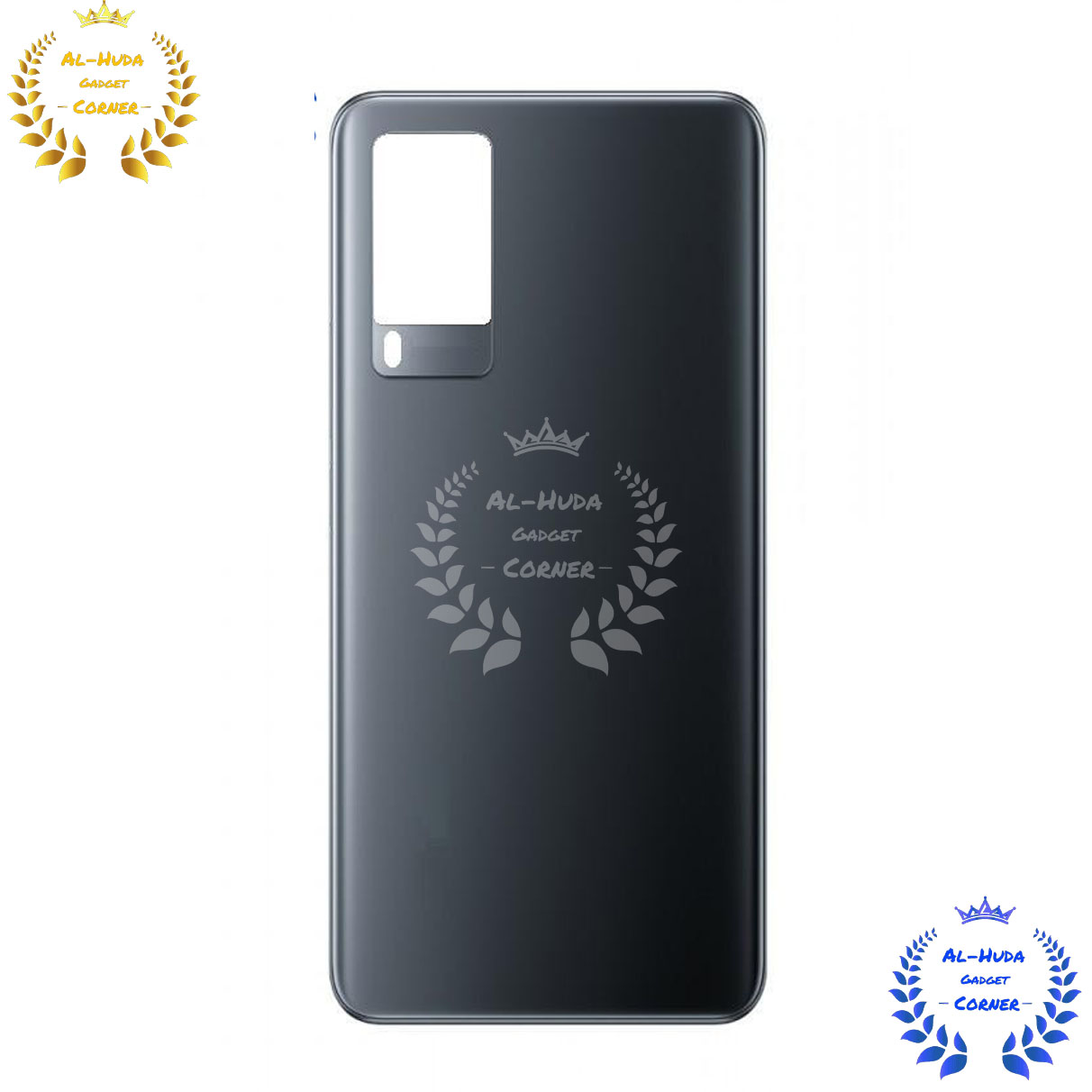 Replacement Backshell Glass Panel for Vivo X60 Battery Back Door Housing - Black Full Body Casing Price in Bangladesh - Mobile.com.bd