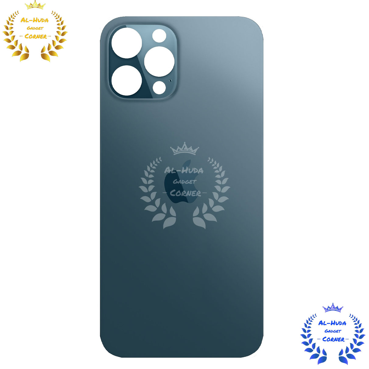 Replacement Backshell Glass Panel for Apple iPhone 12 Pro Battery Back Door Housing - Blue Full Body Casing Price in Bangladesh - Mobile.com.bd