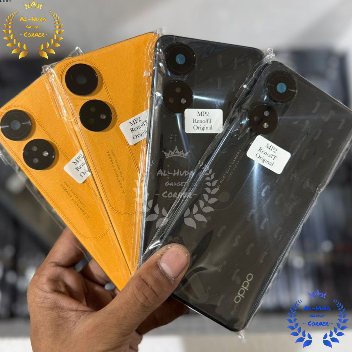 Replacement Backshell With Middle Frame Panel for Oppo Reno 8T 4G Battery Back Door Housing With Camera Lens Full Body Casing Price in Bangladesh - Mobile.com.bd