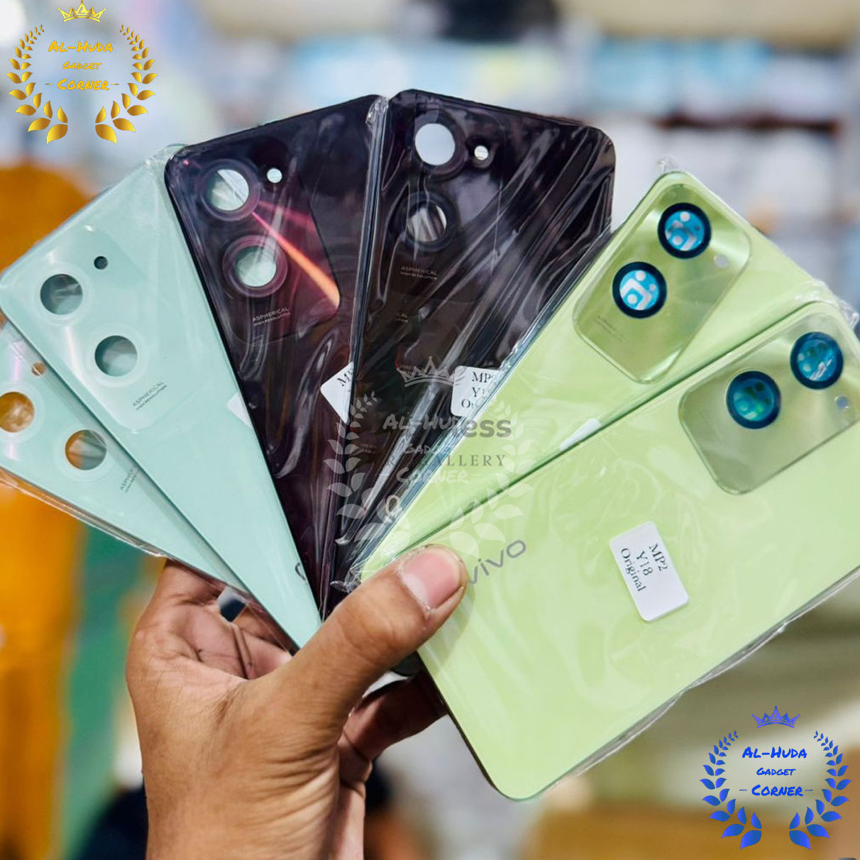 Replacement Back Part / Back Panel / Back Shell / Back Panel + midel frame for vivo Y18 Battery Back Door Full Body Casing Price in Bangladesh - Mobile.com.bd