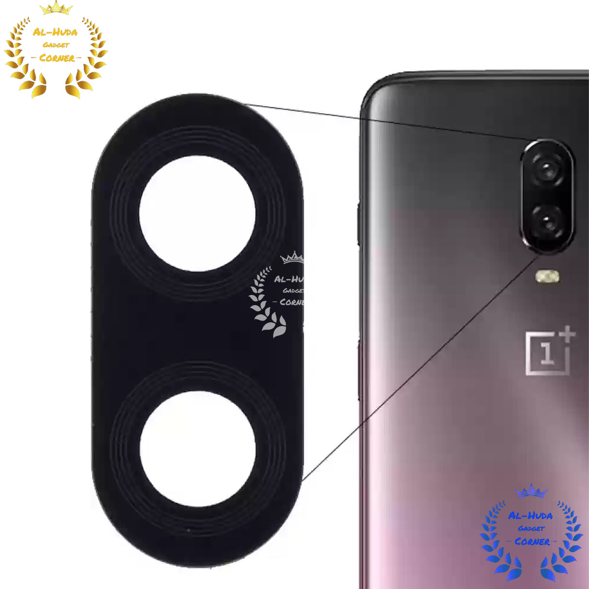 Main Back Camera Glass Lens / main Back Camera Lens / Back main Camera Glass Lens / Back main Camera Lens / Rear Back Camera Glass for OnePlus 6T - Price in Bangladesh