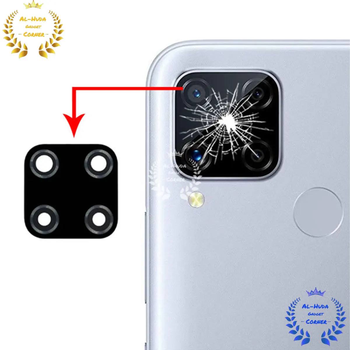 Main Back Camera Glass Lens / main Back Camera Lens / Back main Camera Glass Lens / Back main Camera Lens / Rear Back Camera Glass for Realme C15 Full Body Casing Price in Bangladesh - Mobile.com.bd