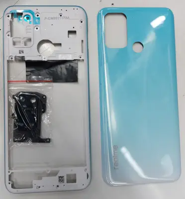 Replacement Complete Housing Full Body Compatible with Realme 7i Back Panel / Back Shell and LCD Frame with Volume Buttons Full Body Casing Price in Bangladesh - Mobile.com.bd