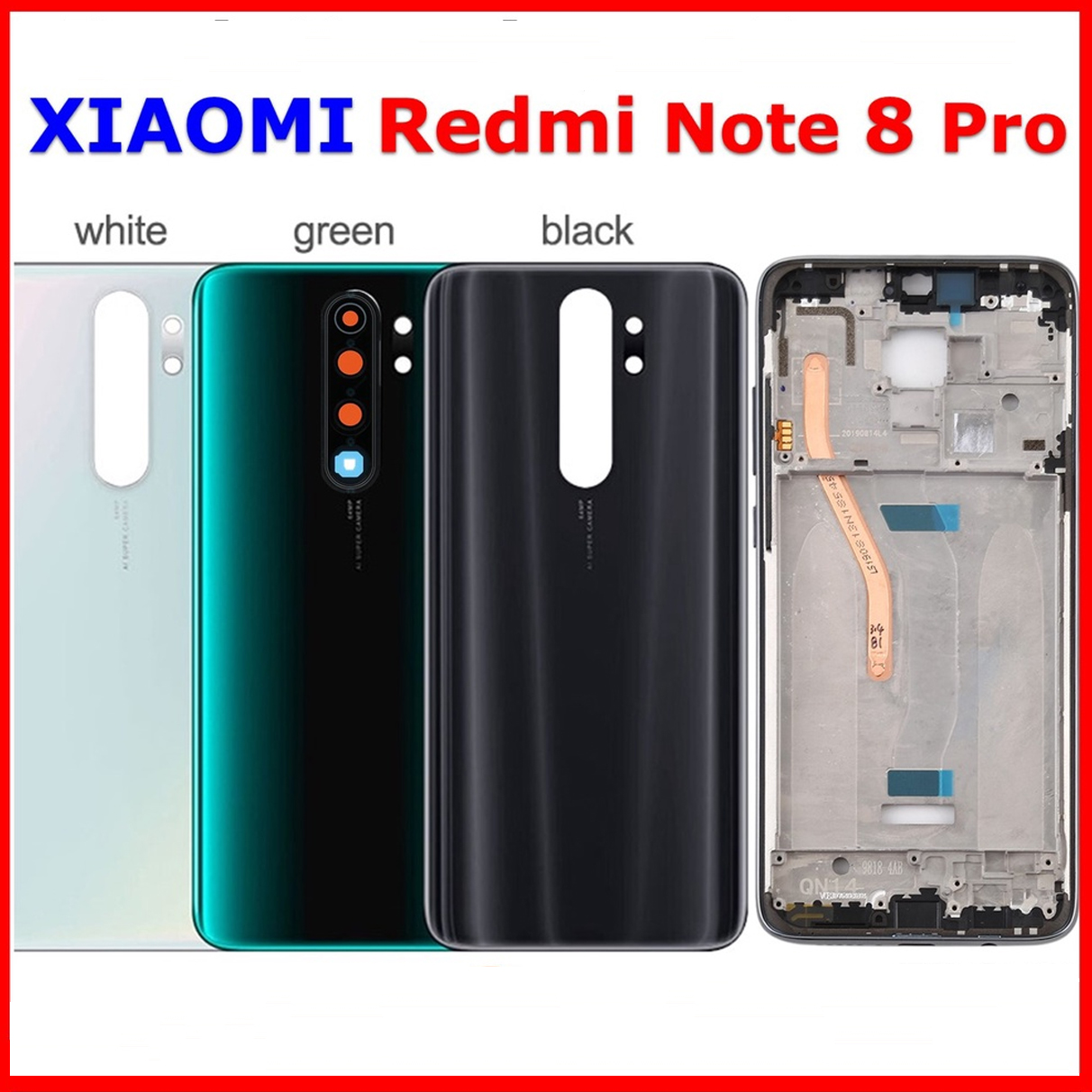 Full Body Housing for Xiaomi Redmi Note 8 Pro Full Body Casing Price in Bangladesh - Mobile.com.bd