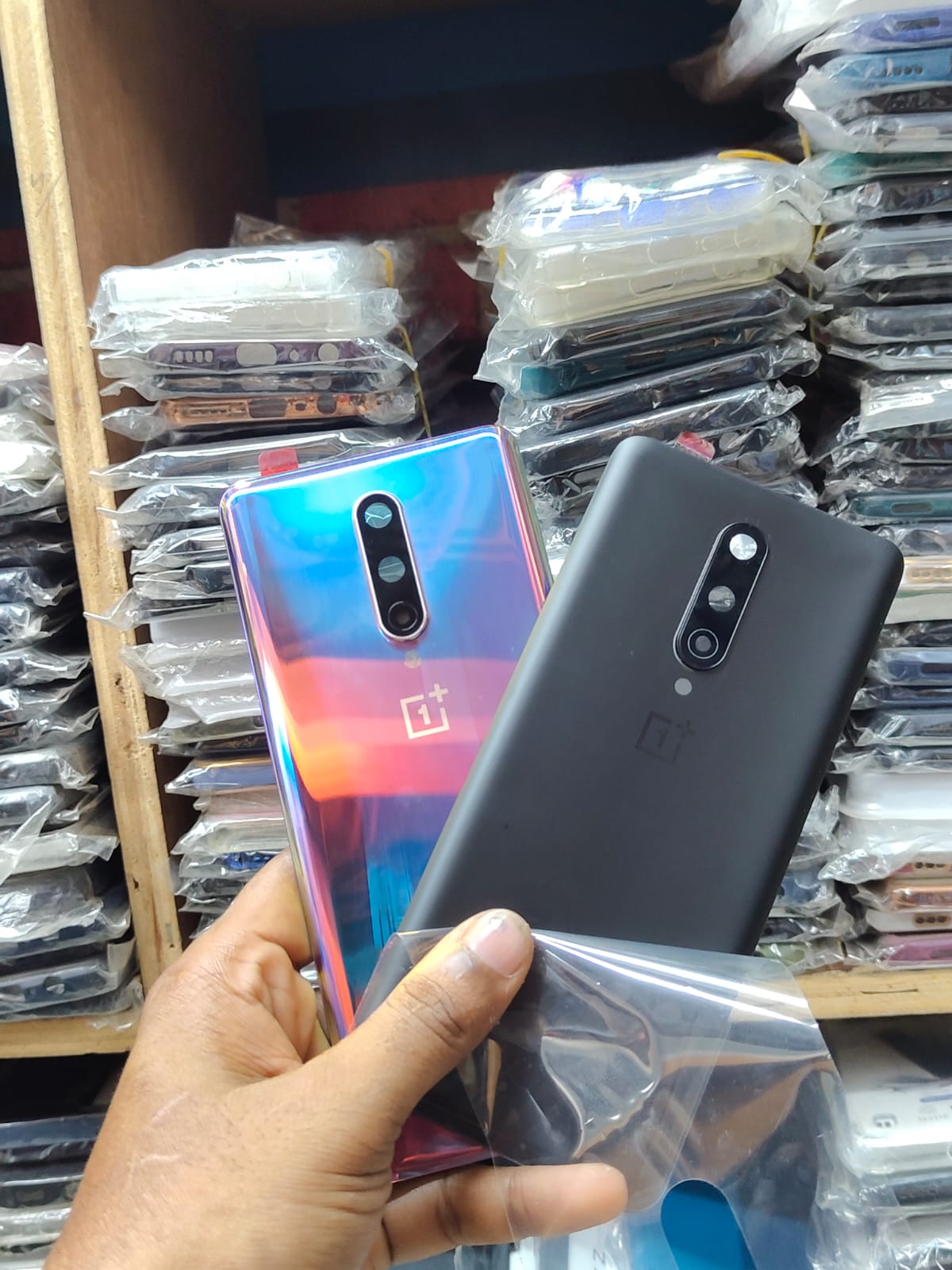 for Oneplus 8 Back Cover Glass Replacement with Camera Glass Lens Housing Assembly Parts for 1+ 8 - Price in Bangladesh