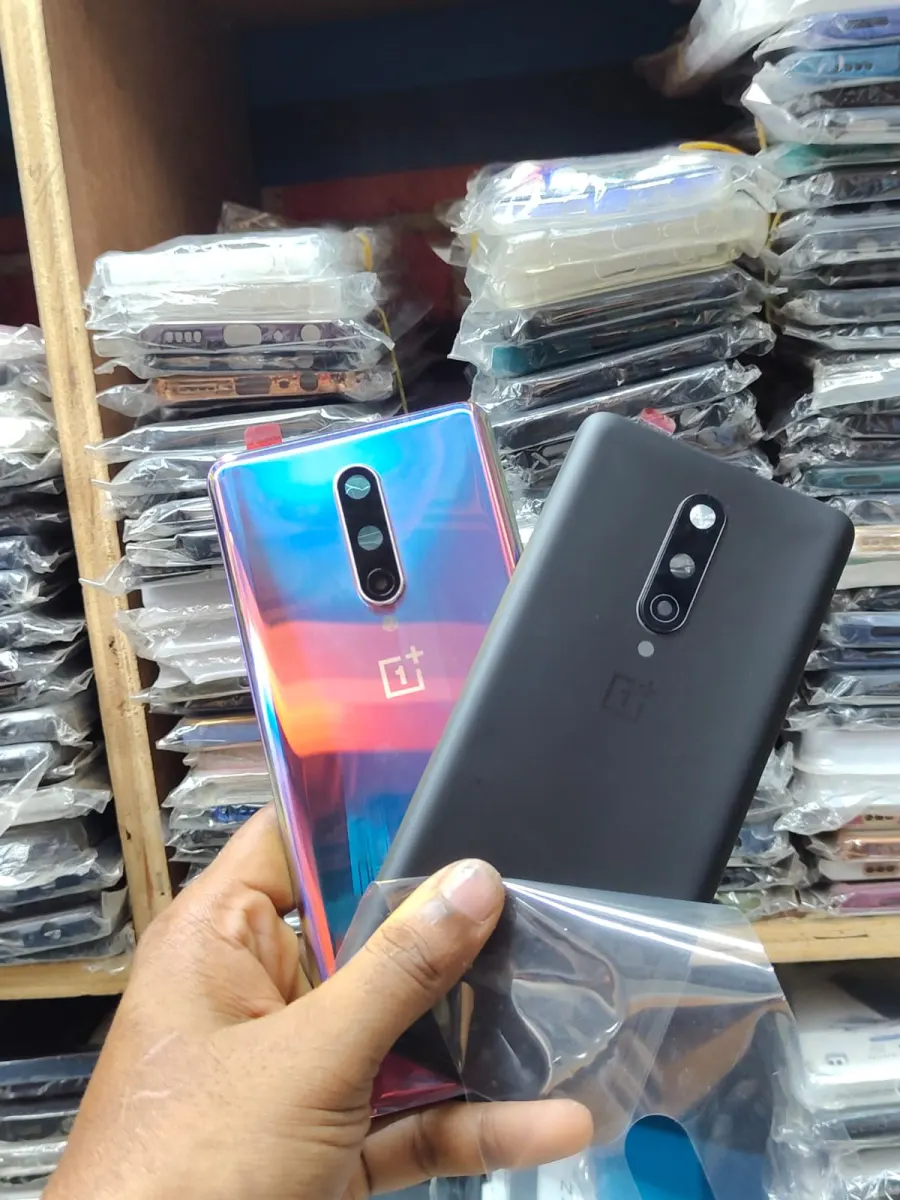 for Oneplus 8 Back Cover Glass Replacement with Camera Glass Lens Housing Assembly Parts for 1+ 8 - Price in Bangladesh
