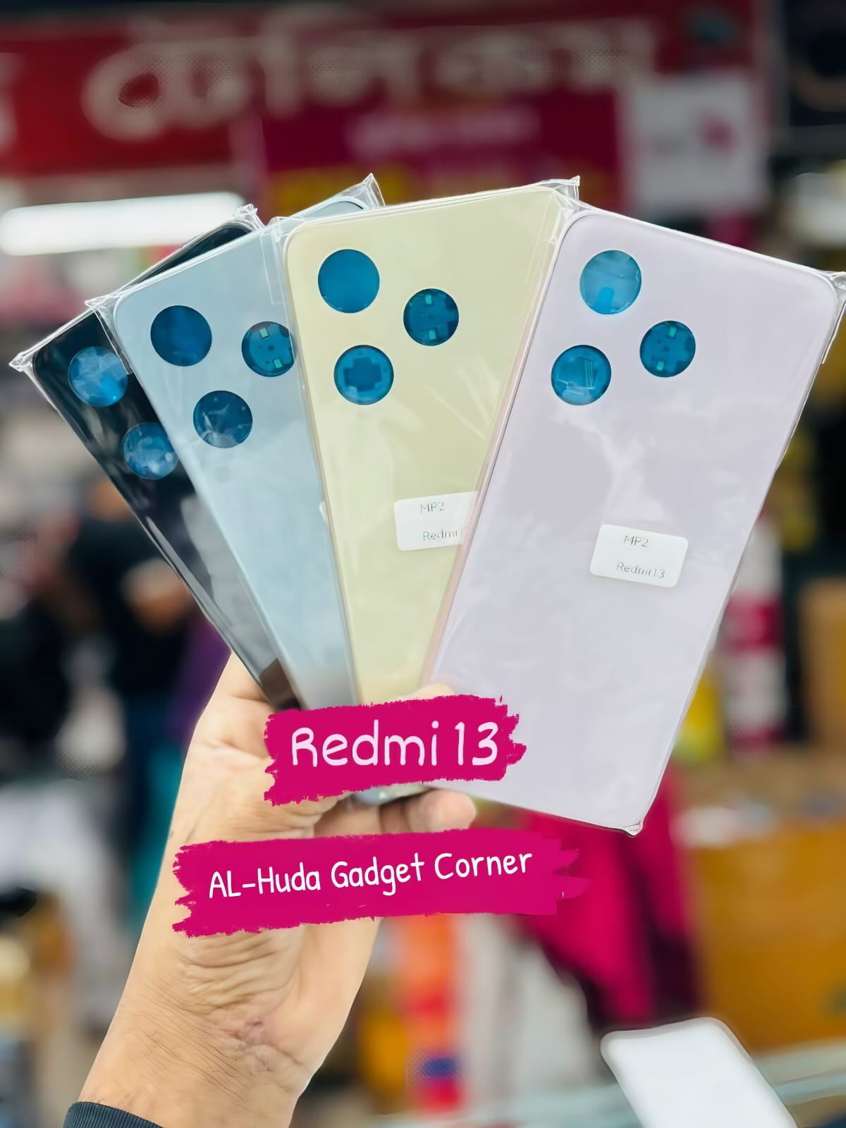 Replacement Backshell Panel for Xiaomi Redmi 13 Battery Back Door- 100% Original Full Body Casing Price in Bangladesh - Mobile.com.bd
