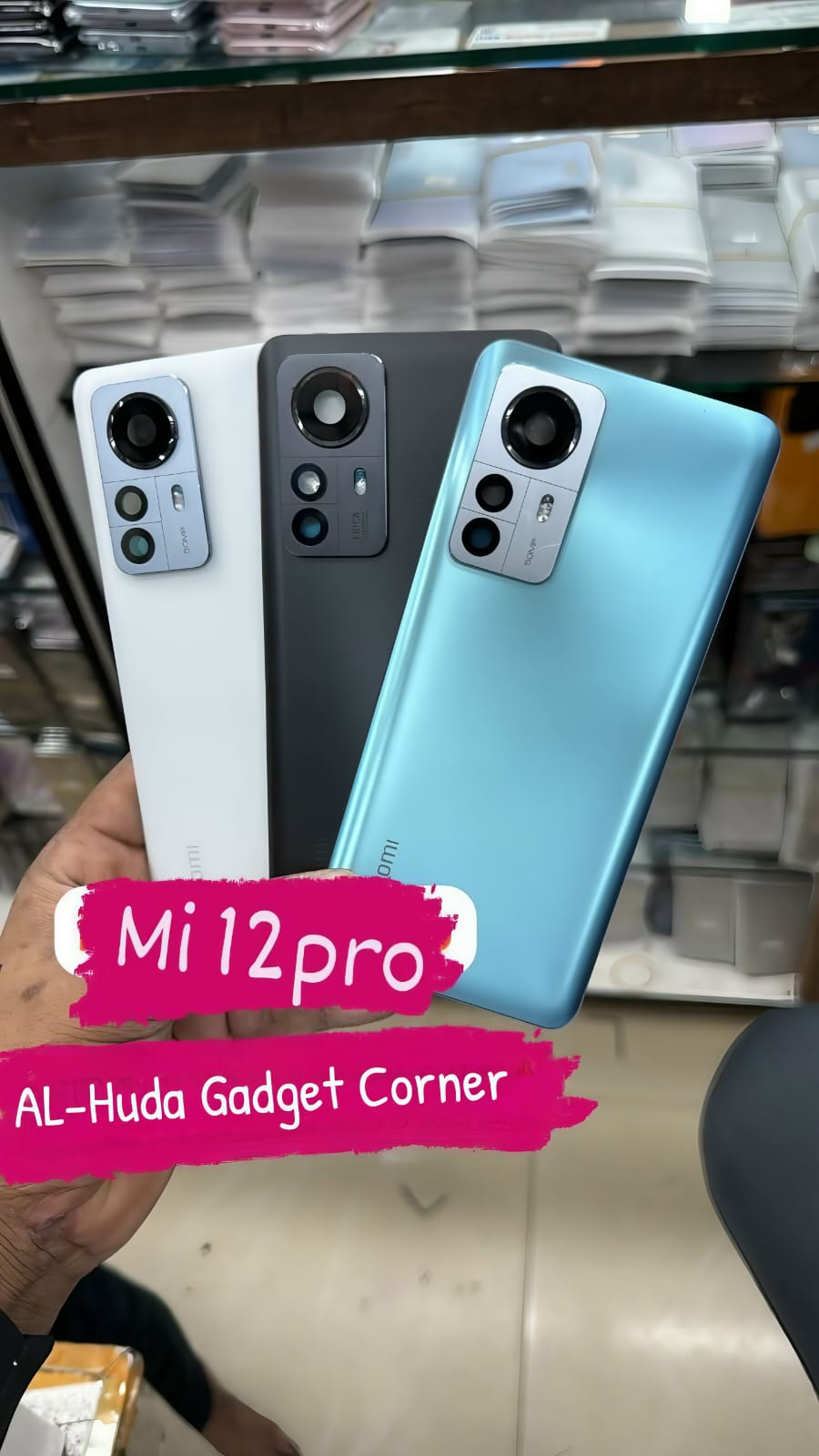 Replacement Backshell Panel for Xiaomi 12 Pro Battery Back Door Housing - 100% Original Full Body Casing Price in Bangladesh - Mobile.com.bd