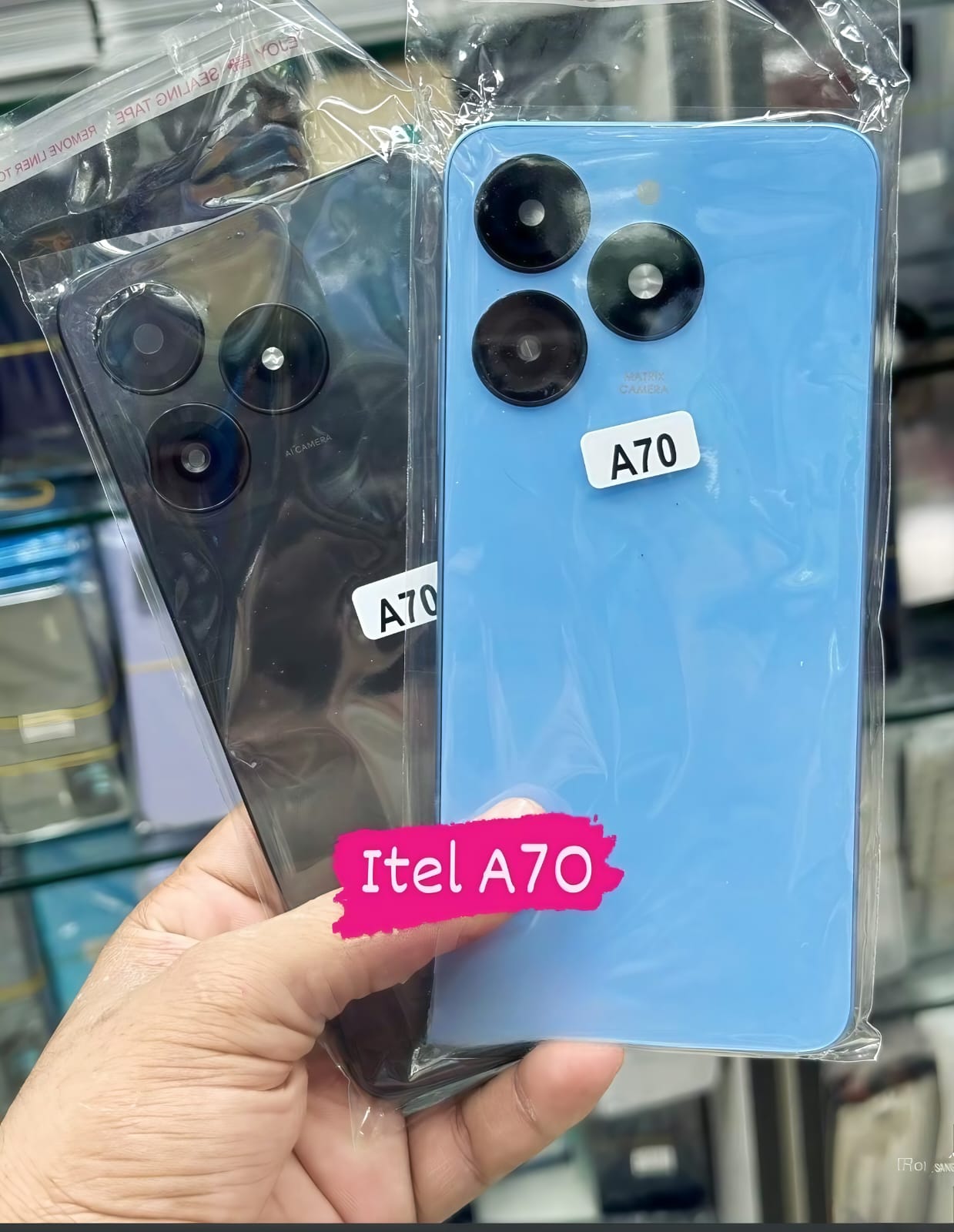 Replacement Backshell Panel for Itel A70 Battery Back Door Housing - 100% Original Power by AL-Huda Gadget Corner Full Body Casing Price in Bangladesh - Mobile.com.bd