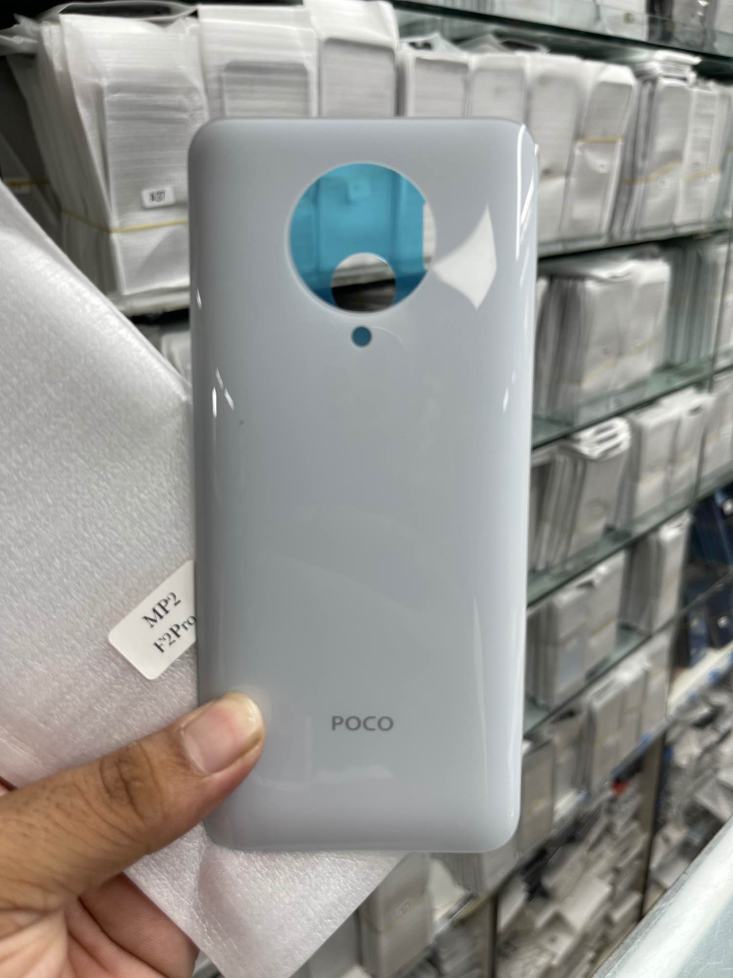 Replacement Backshell Glass Panel for Xiaomi Poco F2 Pro Battery Back Door Housing Full Body Casing Price in Bangladesh - Mobile.com.bd