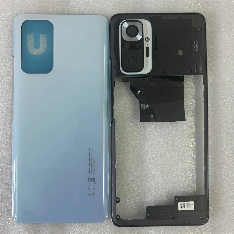 Housing For Xiaomi Redmi Note 10 Pro BackShell Housing Battery Cover Replacement parts Full Body Casing Price in Bangladesh - Mobile.com.bd