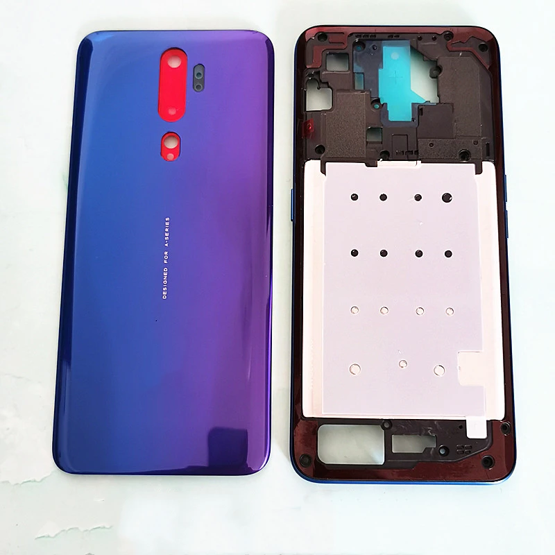 Oppo A9 2020 Housing Middle Frame With Side Button and Camera Lens Complete Body Casing Replacement For Oppo A9 2020 Full Body Casing Price in Bangladesh - Mobile.com.bd