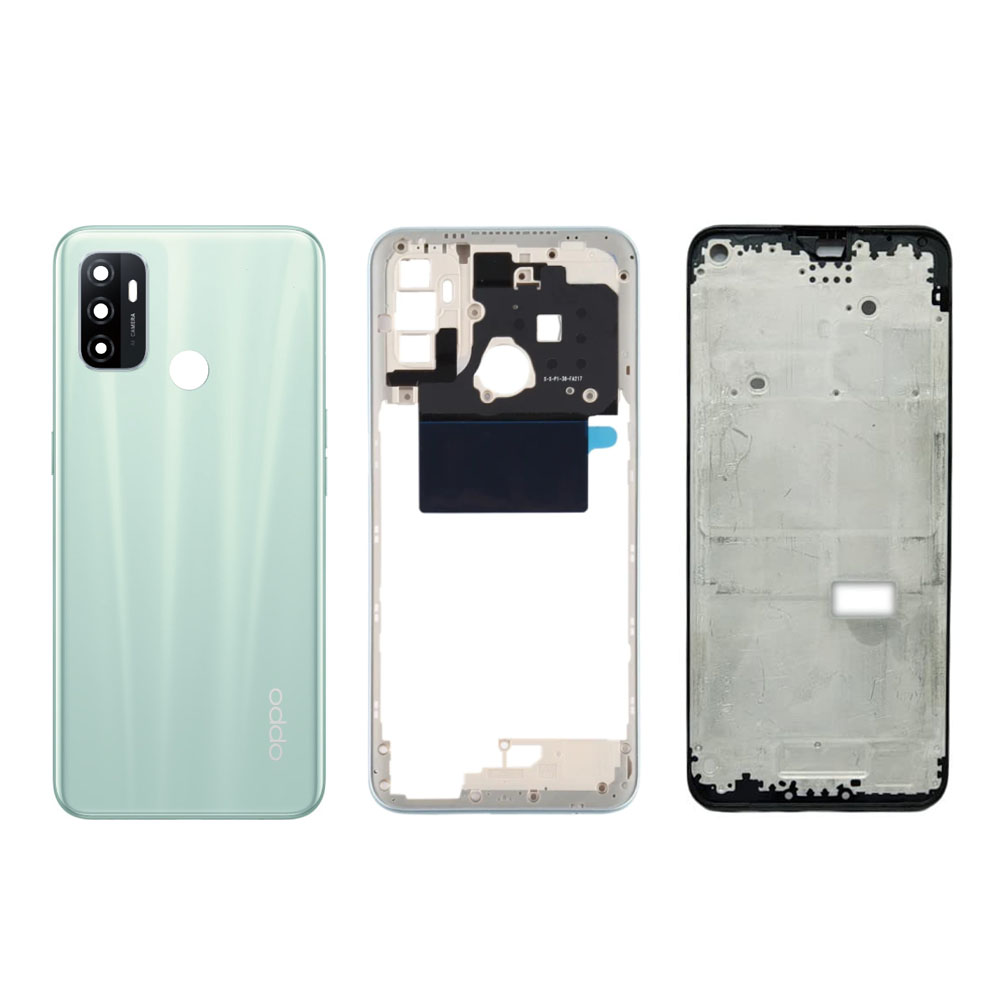 Oppo A53 5G Housing Middle Frame With Side Button and Camera Lens Complete Body Casing Replacement For Oppo A53 5G Full Body Casing Price in Bangladesh - Mobile.com.bd