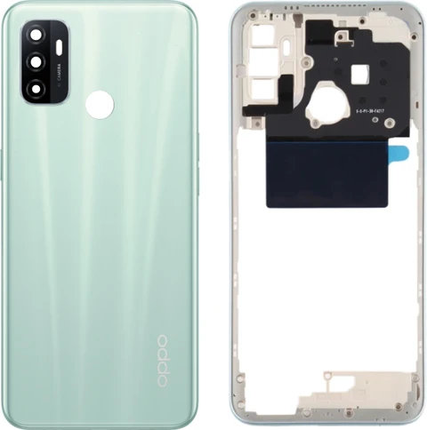 Oppo A53 Housing Backshell With Side Frame , Side Button and Camera Lens Complete Body Casing Replacement For Oppo A53 Full Body Casing Price in Bangladesh - Mobile.com.bd