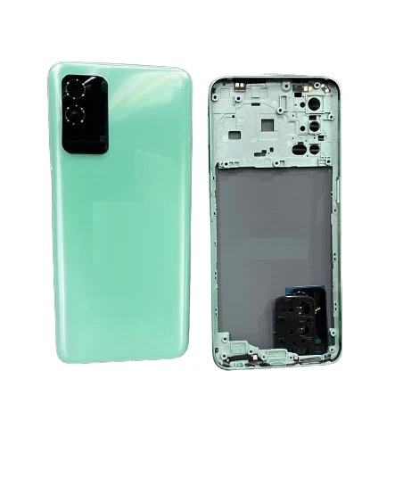 Oppo A55 4G Housing Backshell With Side Frame , Side Button and Camera Lens Complete Body Casing Replacement For Oppo Oppo A55 4G