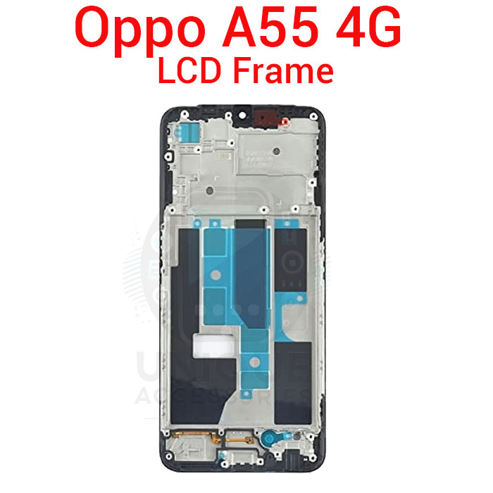 Replacement For Oppo A55 4G Lcd Frame / Display Fame / Middle Frame Full Body Casing Price in Bangladesh - Mobile.com.bd