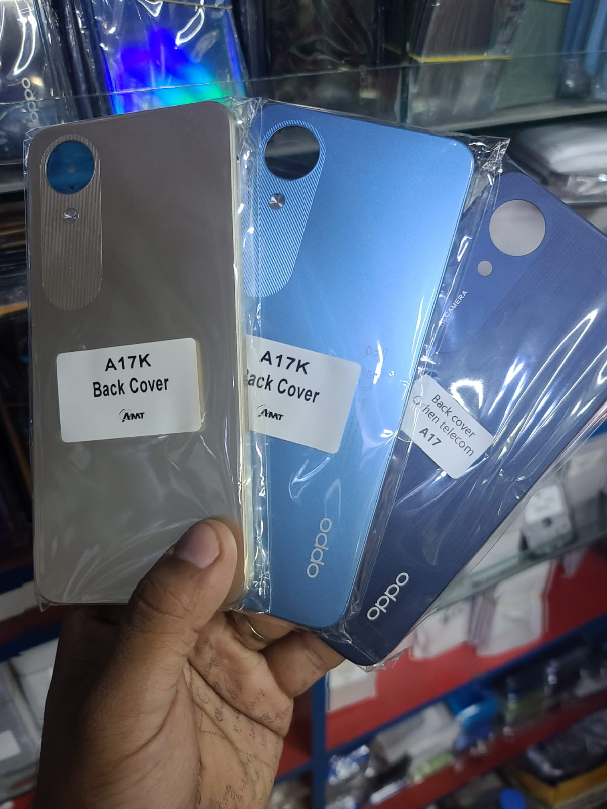 Oppo A17k Housing Backshell With Side Frame , Side Button and Camera Lens Complete Body Casing Replacement For Oppo A17k Full Body Casing Price in Bangladesh - Mobile.com.bd