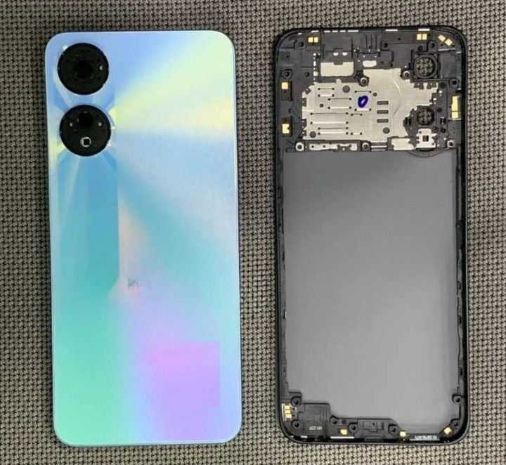 Oppo A78 Housing Middle Frame With Side Button and Camera Lens Complete Body Casing Replacement For Oppo A78 - Price in Bangladesh