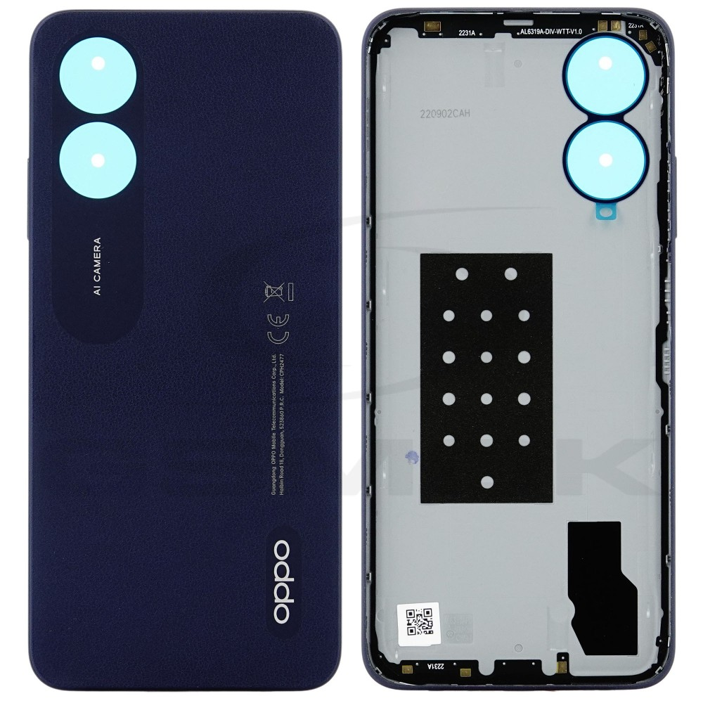 Oppo A17 Housing Backshell With Side Frame , Side Button and Camera Lens Complete Body Casing Replacement For Oppo A17 Full Body Casing Price in Bangladesh - Mobile.com.bd