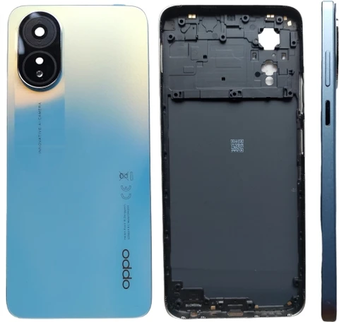 Oppo A18 Housing Backshell With Side Frame , Side Button and Camera Lens Complete Body Casing Replacement For Oppo A18 Full Body Casing Price in Bangladesh - Mobile.com.bd