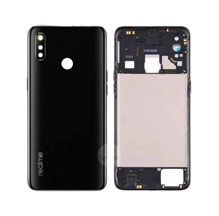 Realme 3 Housing Backshell With Side Frame , Side Button and Camera Lens Complete Body Casing Replacement For Realme 3 Full Body Casing Price in Bangladesh - Mobile.com.bd