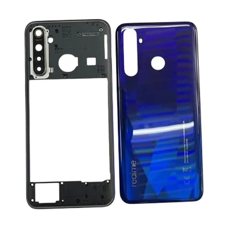 Realme 5 Housing Backshell With Side Frame , Side Button and Camera Lens Complete Body Casing Replacement For Realme 5 Full Body Casing Price in Bangladesh - Mobile.com.bd
