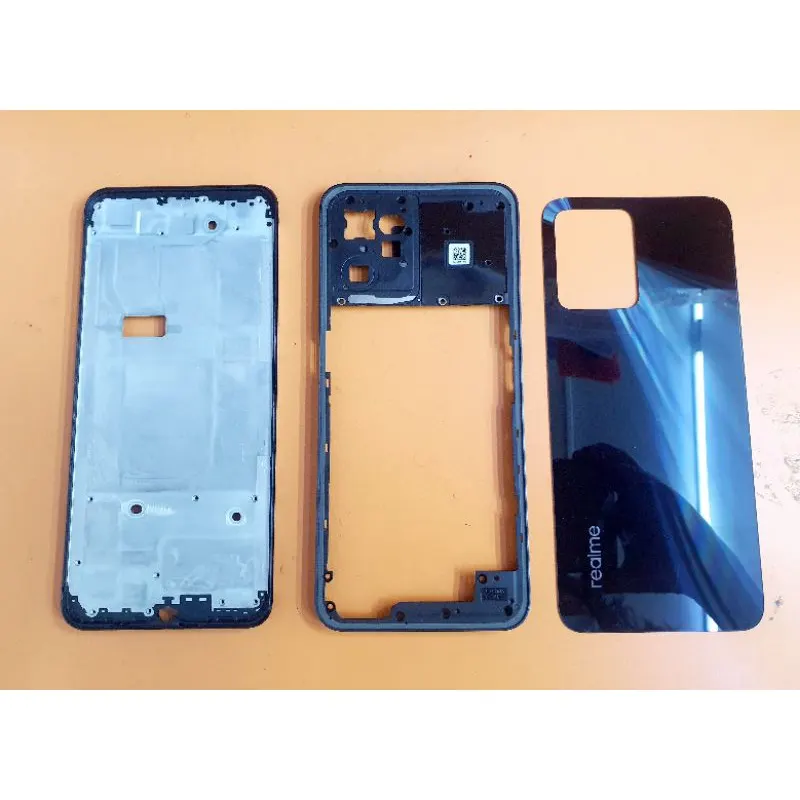Realme C35 Housing Middle Frame With Side Button and Camera Lens Complete Body Casing Replacement For Realme C35 Full Body Casing Price in Bangladesh - Mobile.com.bd