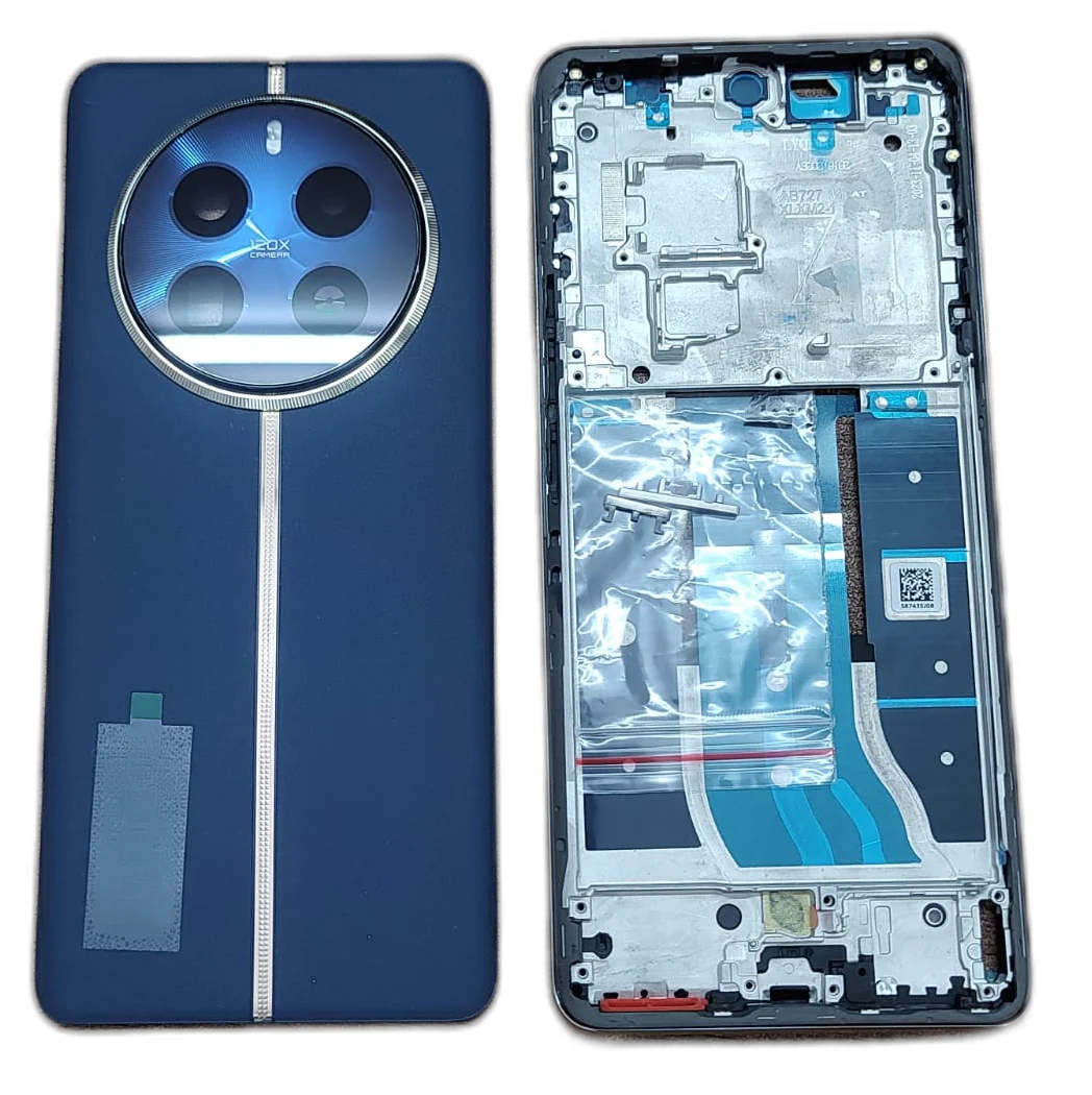 Realme 12 Pro Housing Middle Frame With Side Button and Camera Lens Complete Body Casing Replacement For Realme 12 Pro Full Body Casing Price in Bangladesh - Mobile.com.bd