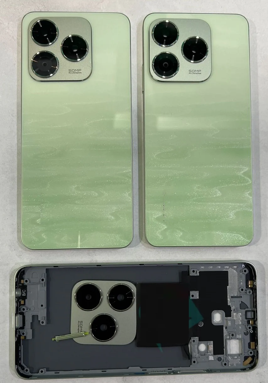 Realme C63 Housing Middle Frame With Side Button and Camera Lens Complete Body Casing Replacement For Realme C63 Full Body Casing Price in Bangladesh - Mobile.com.bd