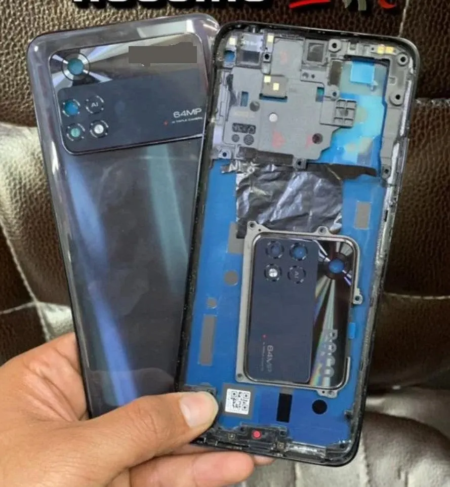 Xiaomi Poco M4 Pro Housing Backshell With Side Frame , Side Button and Camera Lens Complete Body Casing Replacement For Xiaomi Redmi 10 Back Panels & Housings Price in Bangladesh - Mobile.com.bd