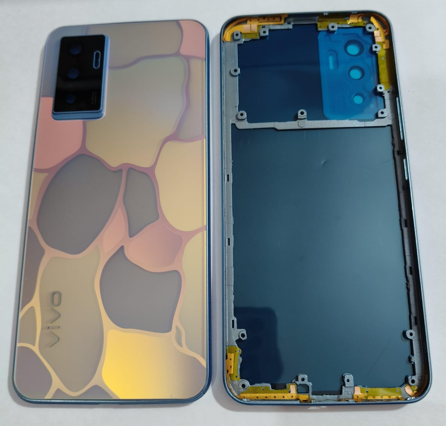 Vivo Y75 4G Housing Middle Frame With Side Button and Camera Lens Complete Body Casing Replacement For Vivo Y75 4G Full Body Casing Price in Bangladesh - Mobile.com.bd