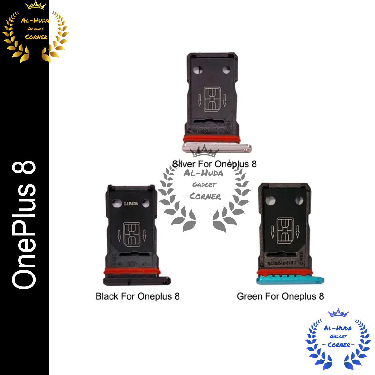 OnePlus 8 / 1+ 8 Sim Slot / Sim Tray Holder mobile phone (Best Quality) Sim Tray Holders Price in Bangladesh - Mobile.com.bd