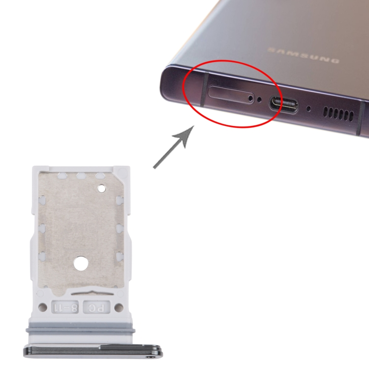 Sim Tray / Sim Card Holder For Samsung Galaxy S23 Ultra Sim Tray Holders Price in Bangladesh - Mobile.com.bd