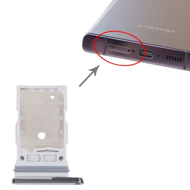 Sim Tray / Sim Card Holder For Samsung Galaxy S23 Ultra - Price in Bangladesh