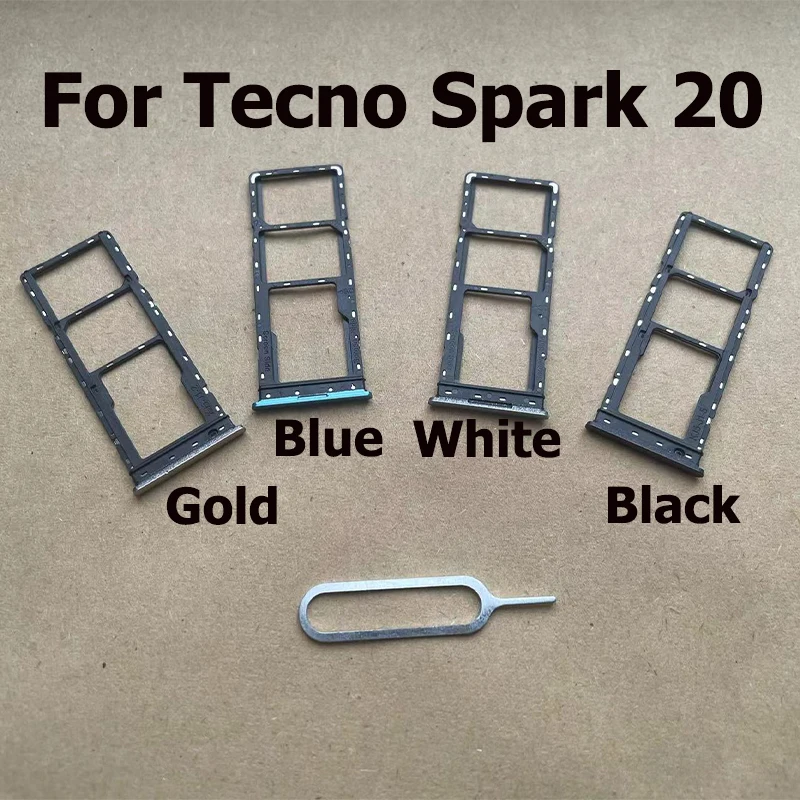 Sim Tray / Sim Card Holder For  Tecno Spark 20 Sim Tray Holders Price in Bangladesh - Mobile.com.bd