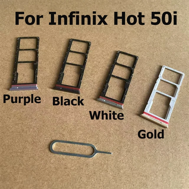 Sim Tray / Sim Card Holder For Infinix Hot 50i Sim Tray Holders Price in Bangladesh - Mobile.com.bd
