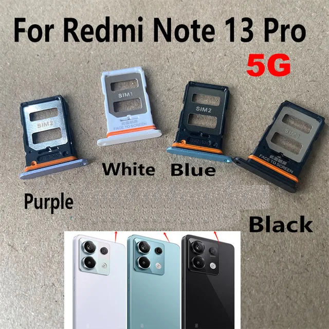 Sim Tray / Sim Card Holder For Redmi Note 13 5G - Price in Bangladesh