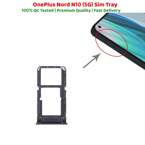 Sim Tray / Sim Card Holder For Oneplus Nord N10 5G Sim Tray Holders Price in Bangladesh - Mobile.com.bd