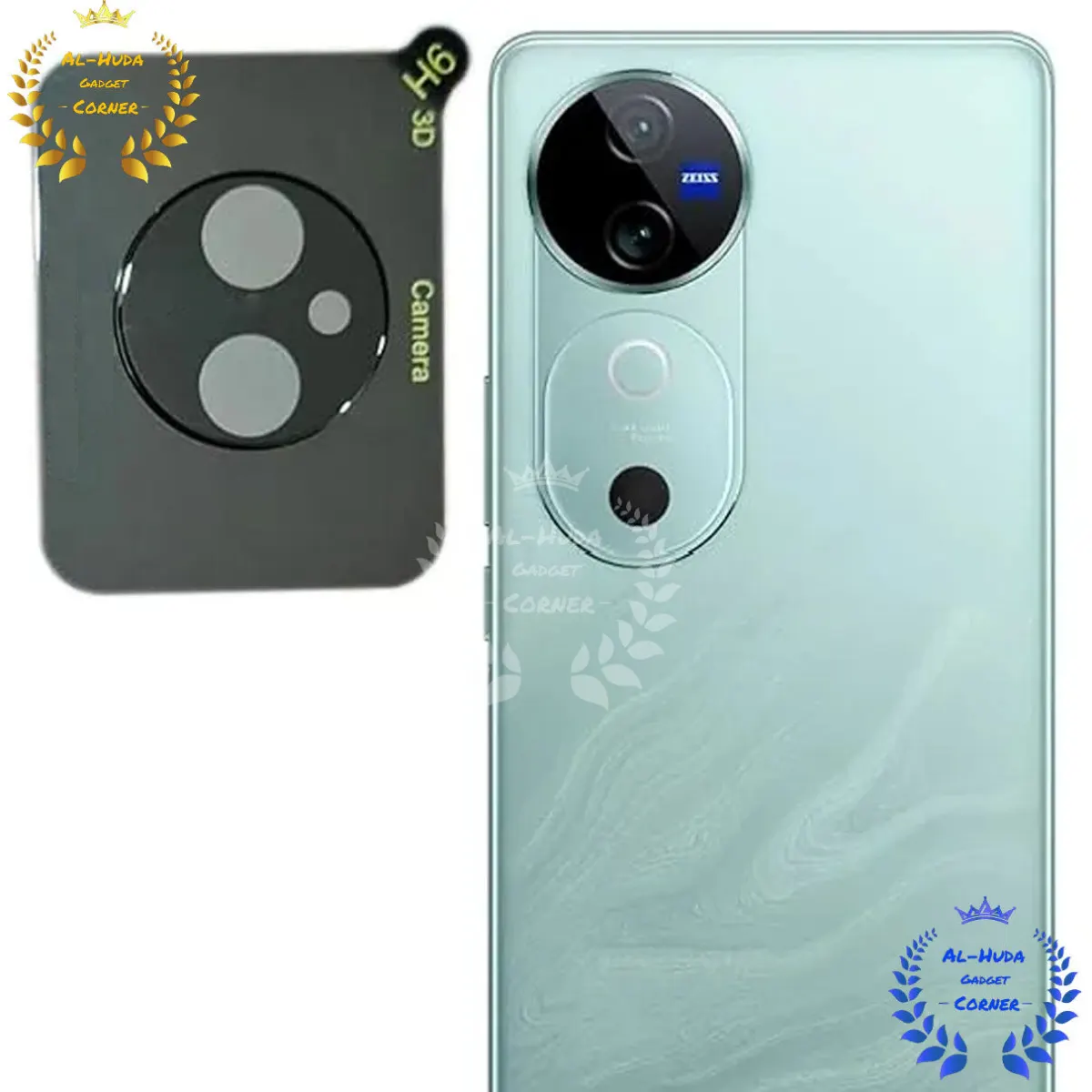 vivo V40 5G Back 9H Full Camera Lens Protector Rear 9H 3D Camera Lens Protector,Upgraded HD,Clear Scratch Resistant [With Photo Friendly Flash Cut] - Price in Bangladesh