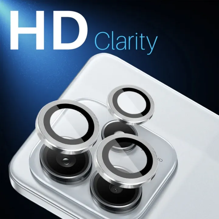 For Xiaomi Redmi Note 14 5G Camera Protector WSKEN Metal Ring Tempered Glass Camera Lens Protector - Price in Bangladesh